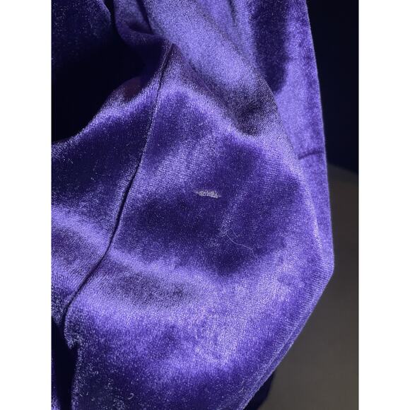 Vtg1970s Tom Bezuidenhout for Bard & Co Purple Velvet Maxi Dress Small ILGWU USA - Picture 12 of 15